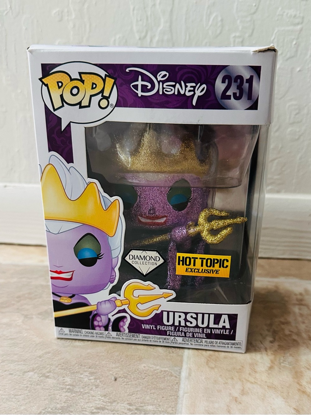 Funko Disney Ursula Diamond Collection Glitter Purple & Gold Pop! #231